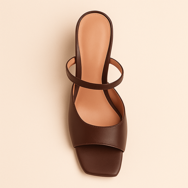 Mule Élise Chocolate