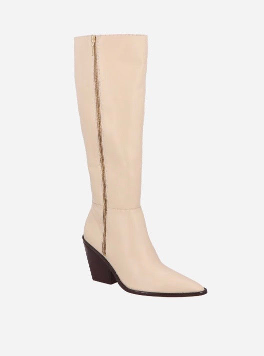 Bota Longa Western Bege